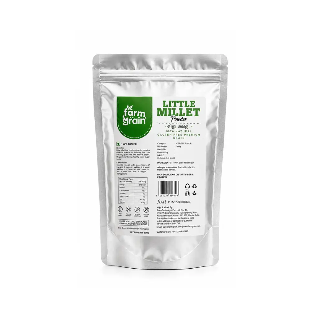 FARMGRAIN LITTLE MILLET POWDER 500 GM