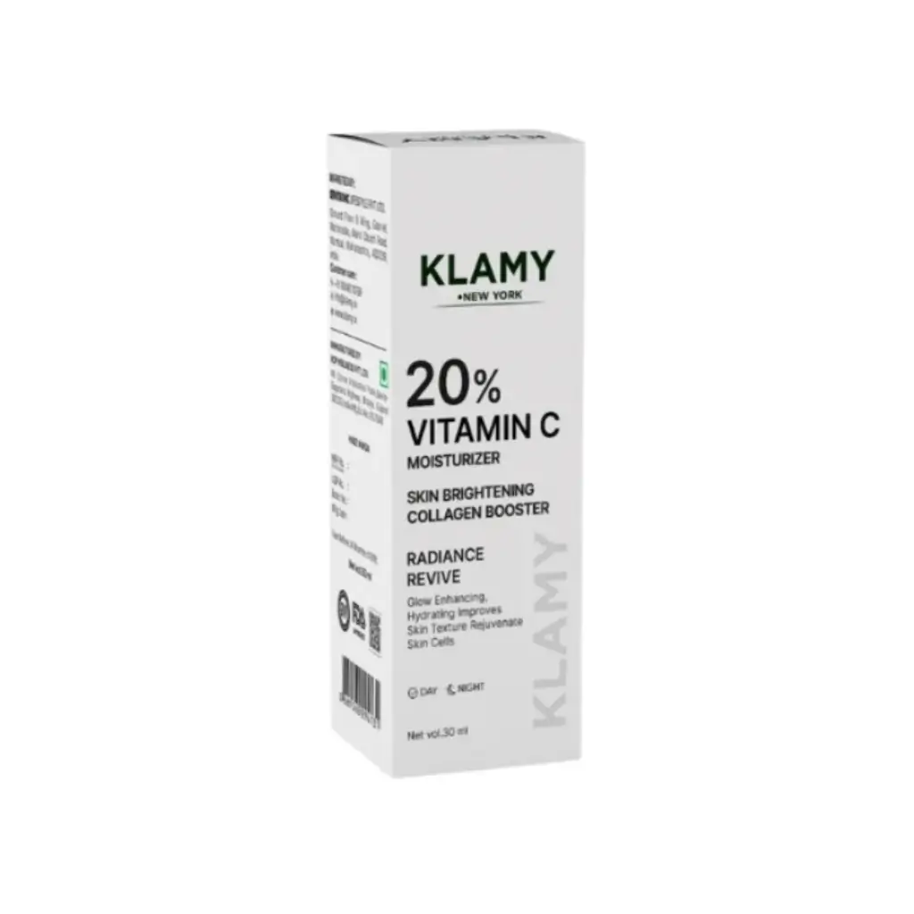 KLAMY 20% VITAMIN C MOISTURIZER SKIN BRIGHTENING COLLAGEN BOOSTER 30 ML