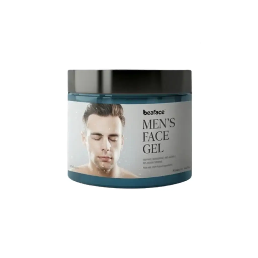 BEAFACE MEN GEL MOISTURIZING SOOTHING ACNE PIMPLES AFTERSHAVE 100 GM