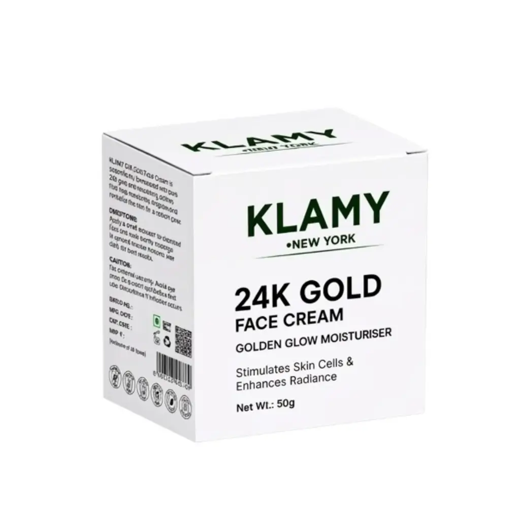 KLAMY 24K GOLD FACE CREAM GOLDEN GLOW MOISTURISER 50 GM