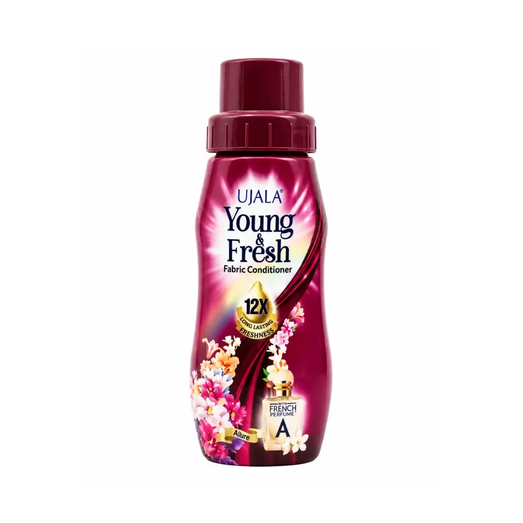 UJALA YOUNG & FRESH AURA FABRIC CONDITIONER 12X LONG LASTING FRESHNESS 210 ML