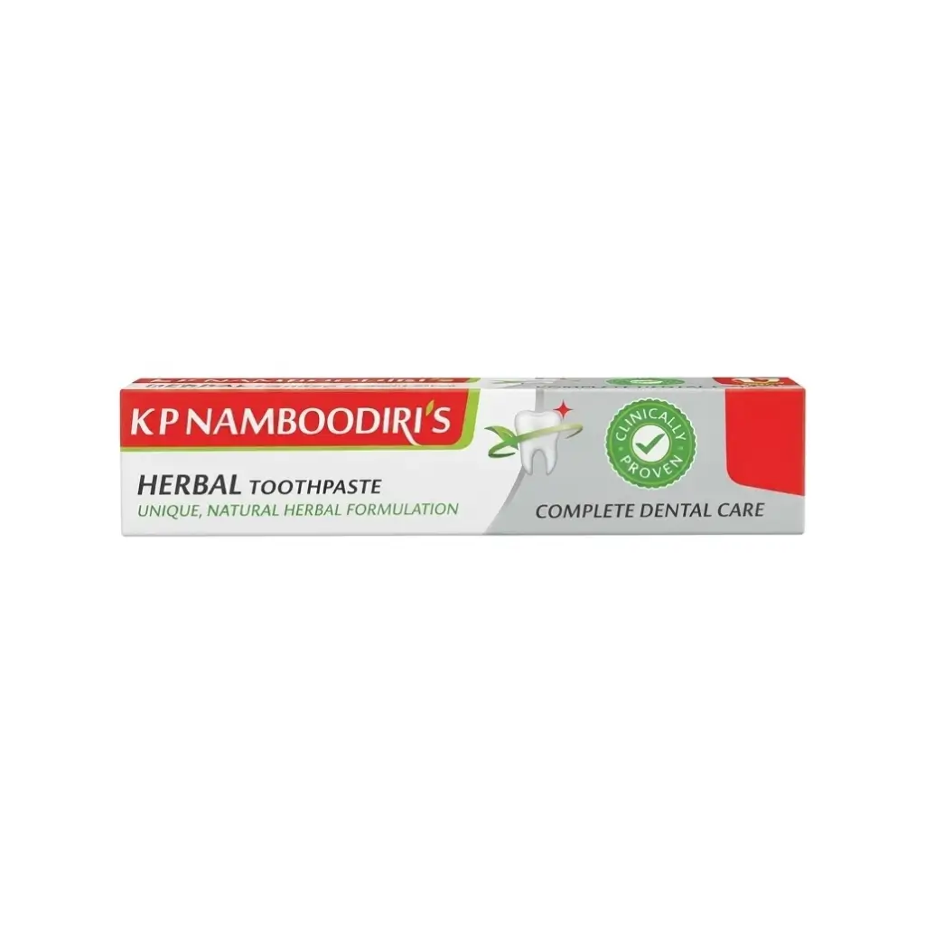 K P NAMBOODIRIS HERBAL TOOTHPASTE UNIQUE NATURAL HERBAL FORMULATION 40 GM