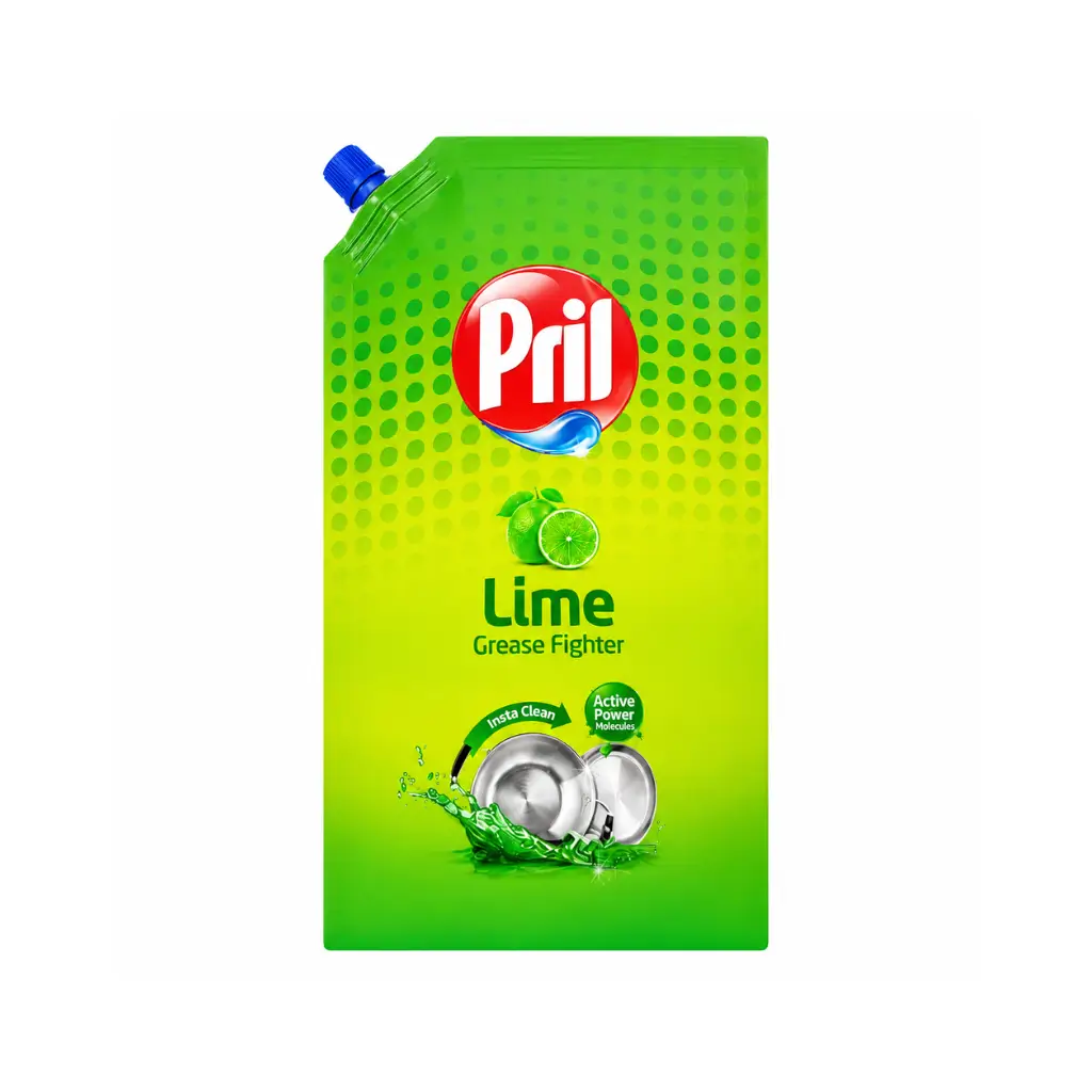 PRIL LIME GREASE FIGHTER DISHWASH LIQUID 125 ML