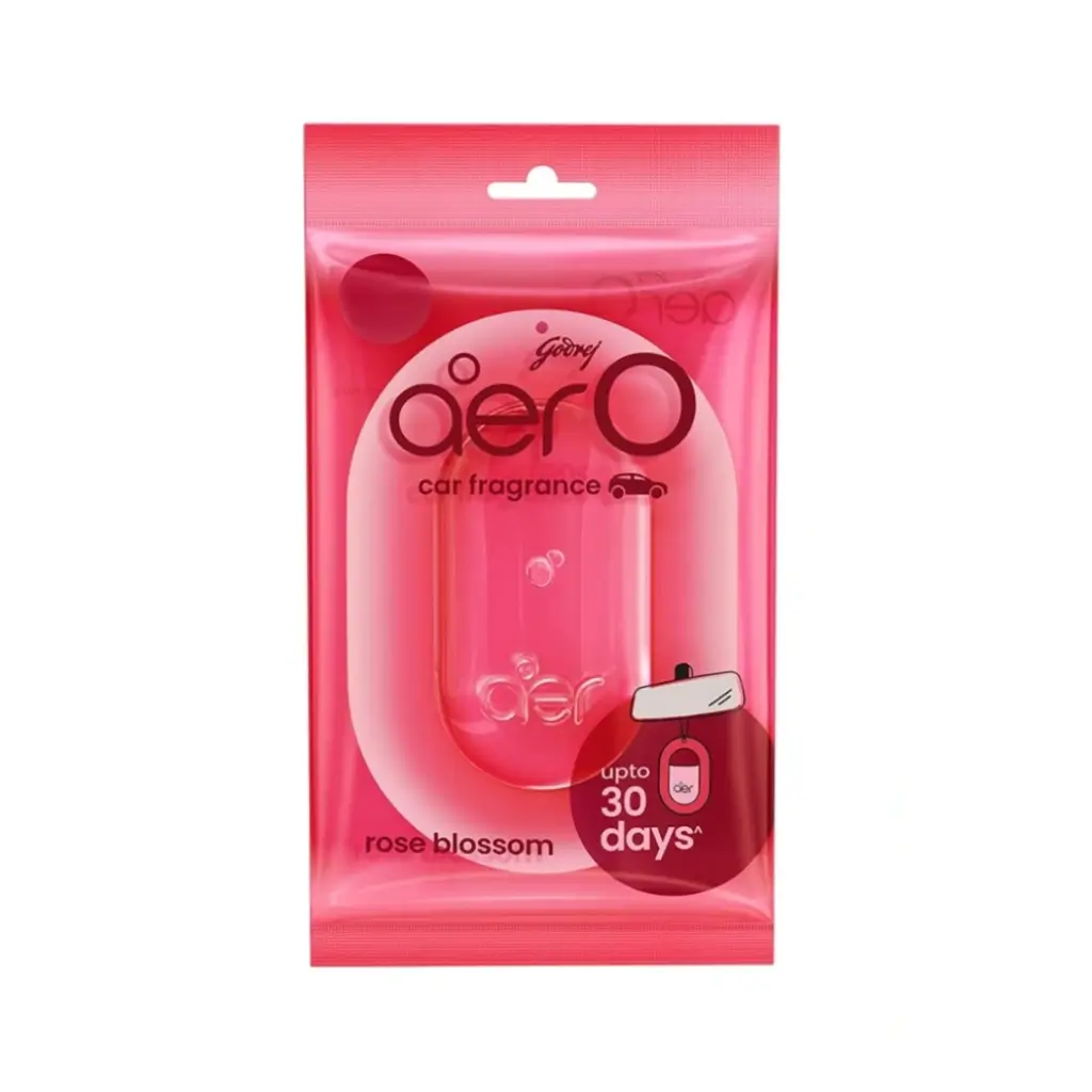 GODREJ AERO CAR FRAGRANCE ROSE BLOSSOM 7.5 GM