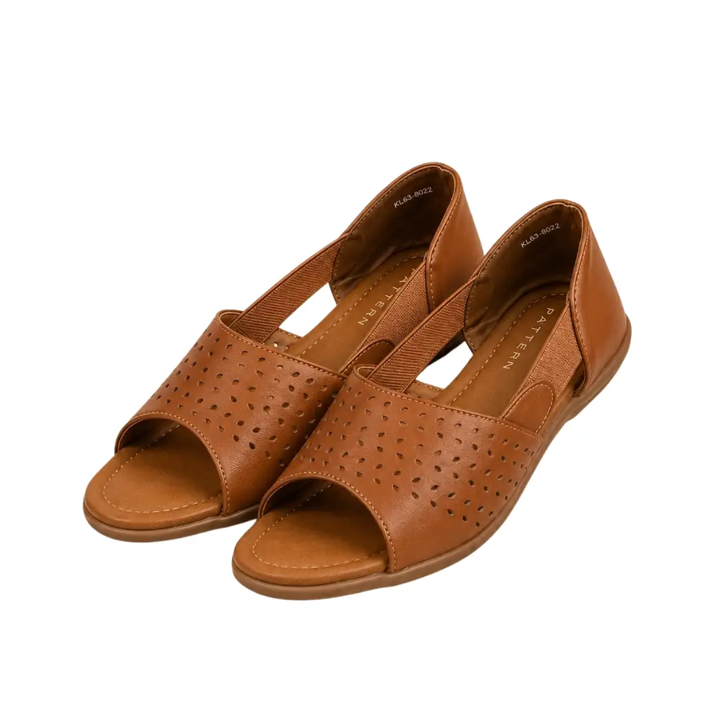 PATTERN FOOTWEAR TAN KL63 -8022