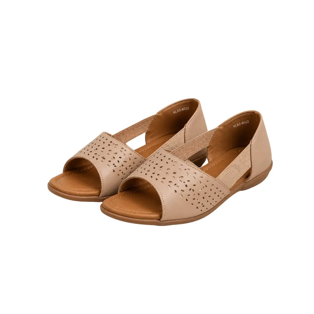 PATTERN FOOTWEAR BEIGE KL63 -8022