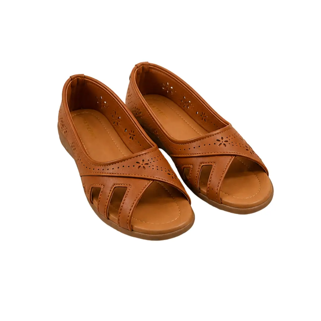 PATTERN FOOTWEAR TAN KL47-8031