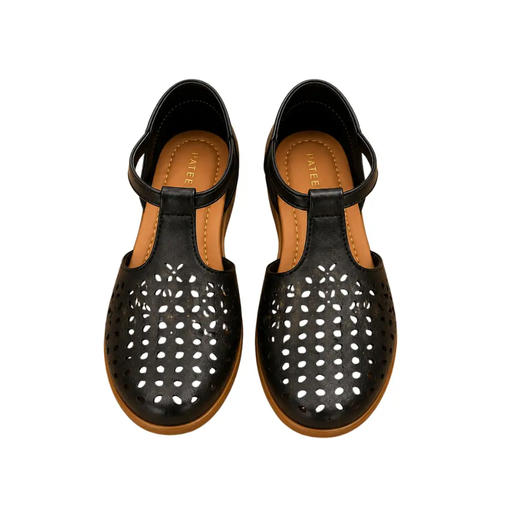 PATTERN FOOTWEAR BLACK KL63-8037