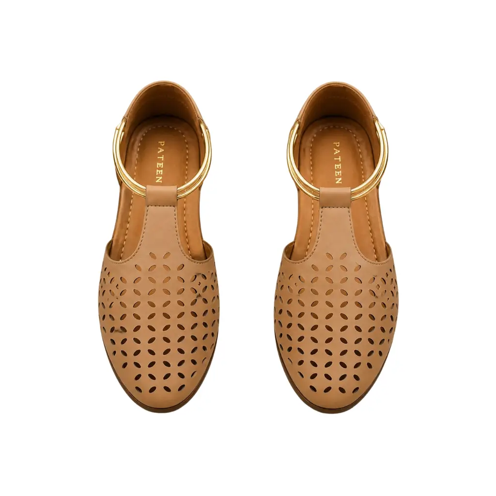 PATTERN FOOTWEAR TAUPE KL63-8037