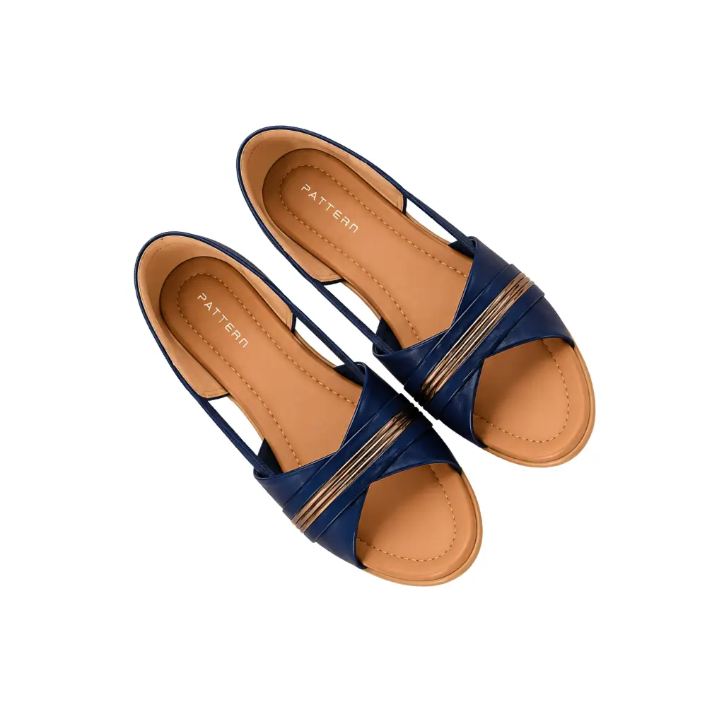 PATTERN FOOTWEAR BLUE KL47-8016