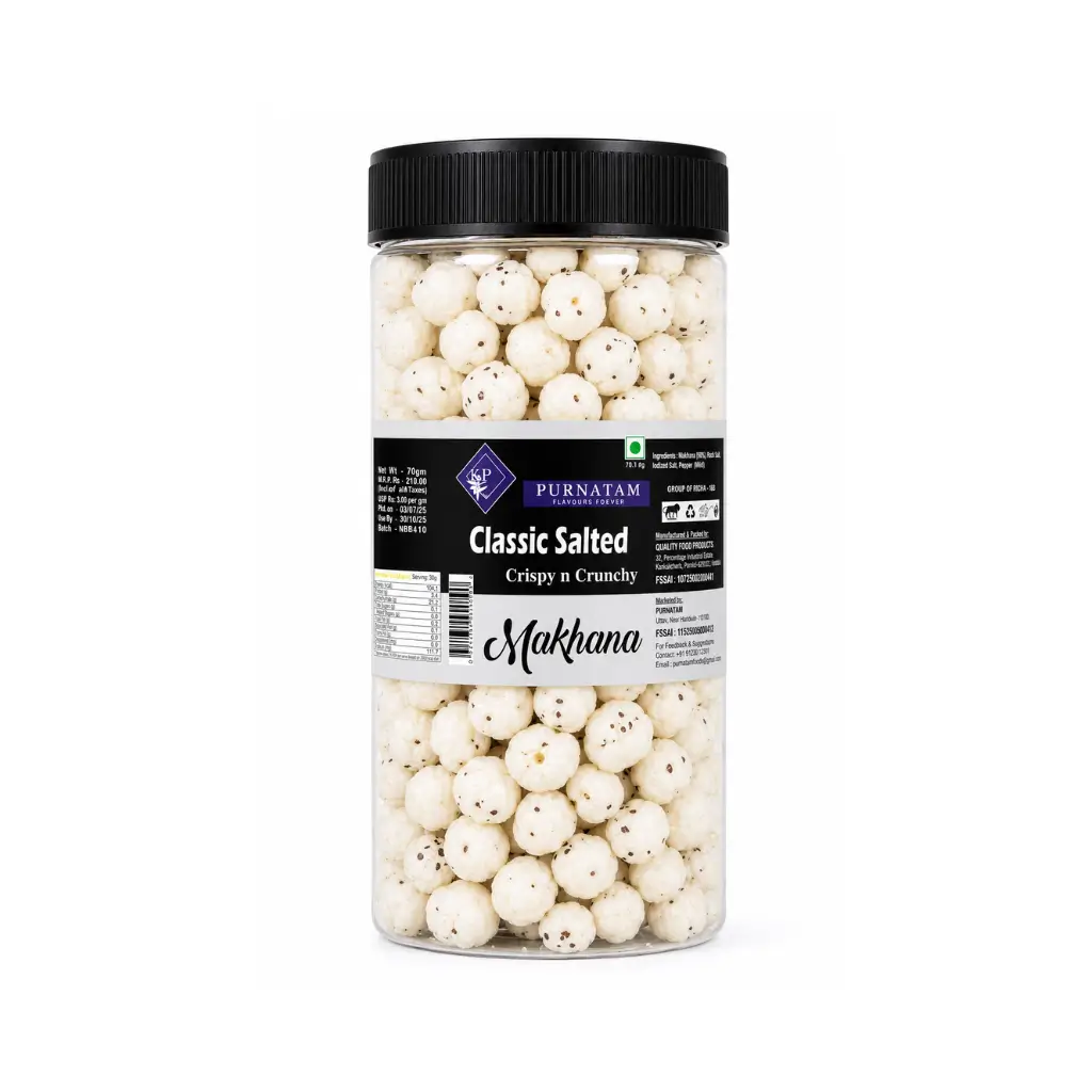 PURNATAM CLASSIC SALTED MAKHANA 70 GM