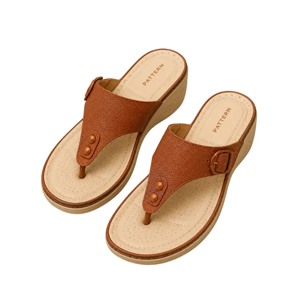 PATTERN FOOTWEAR TAN HL01-7113