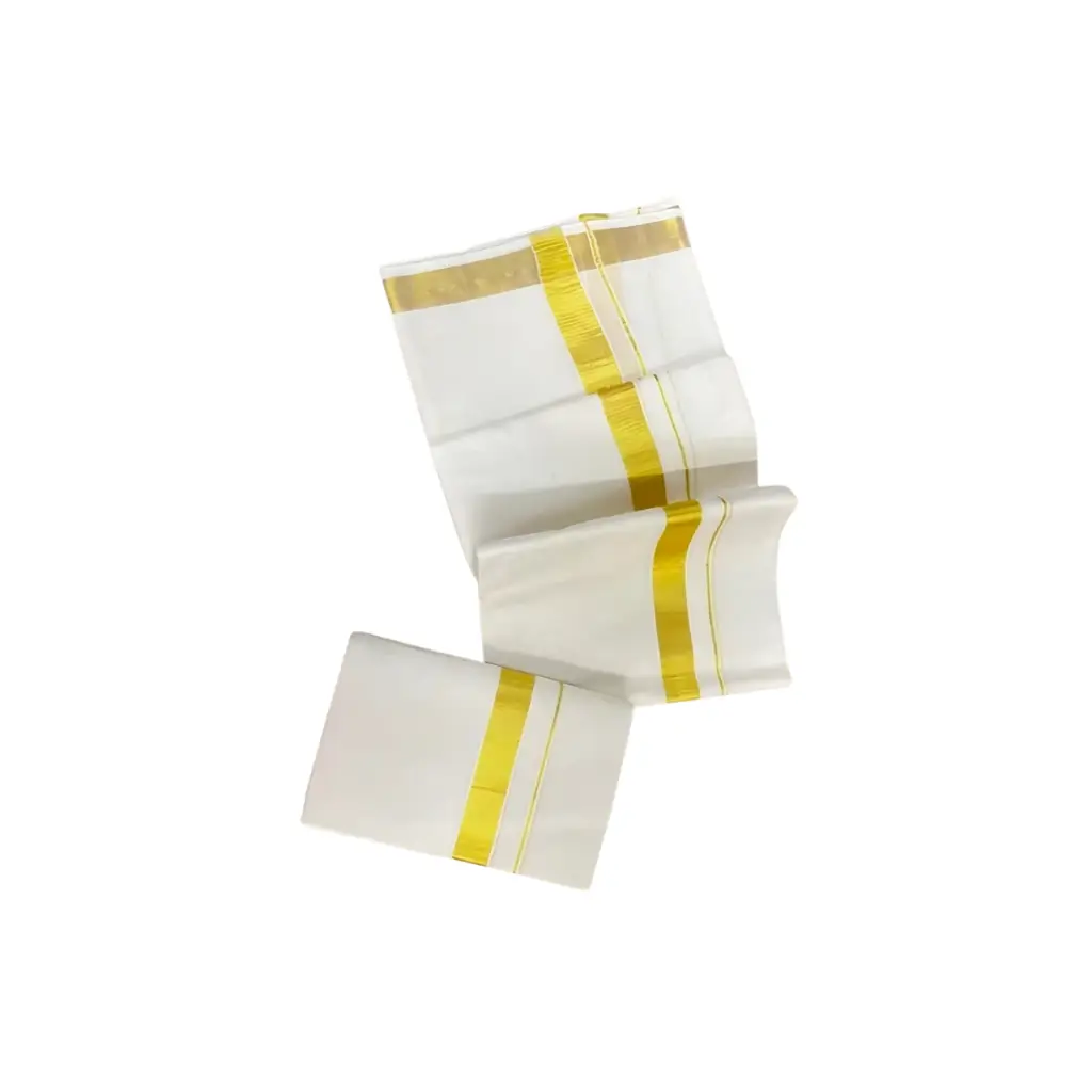 Pure Kasavu Set Mundu 2.80 mtr Premium Quality
