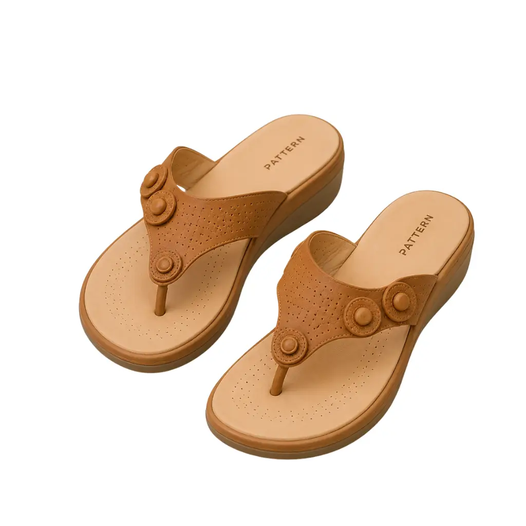 PATTERN FOOTWEAR TAN HL01-7106