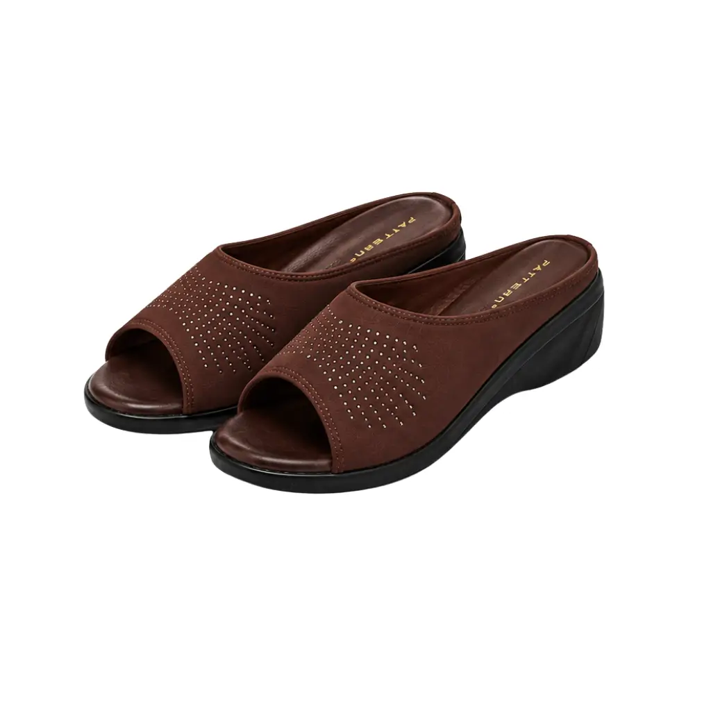 PATTERN FOOTWEAR BROWN HL01-9560
