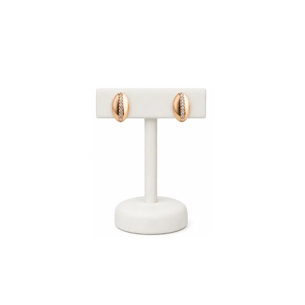 GLAIN OVOID ZIRCON STUDS