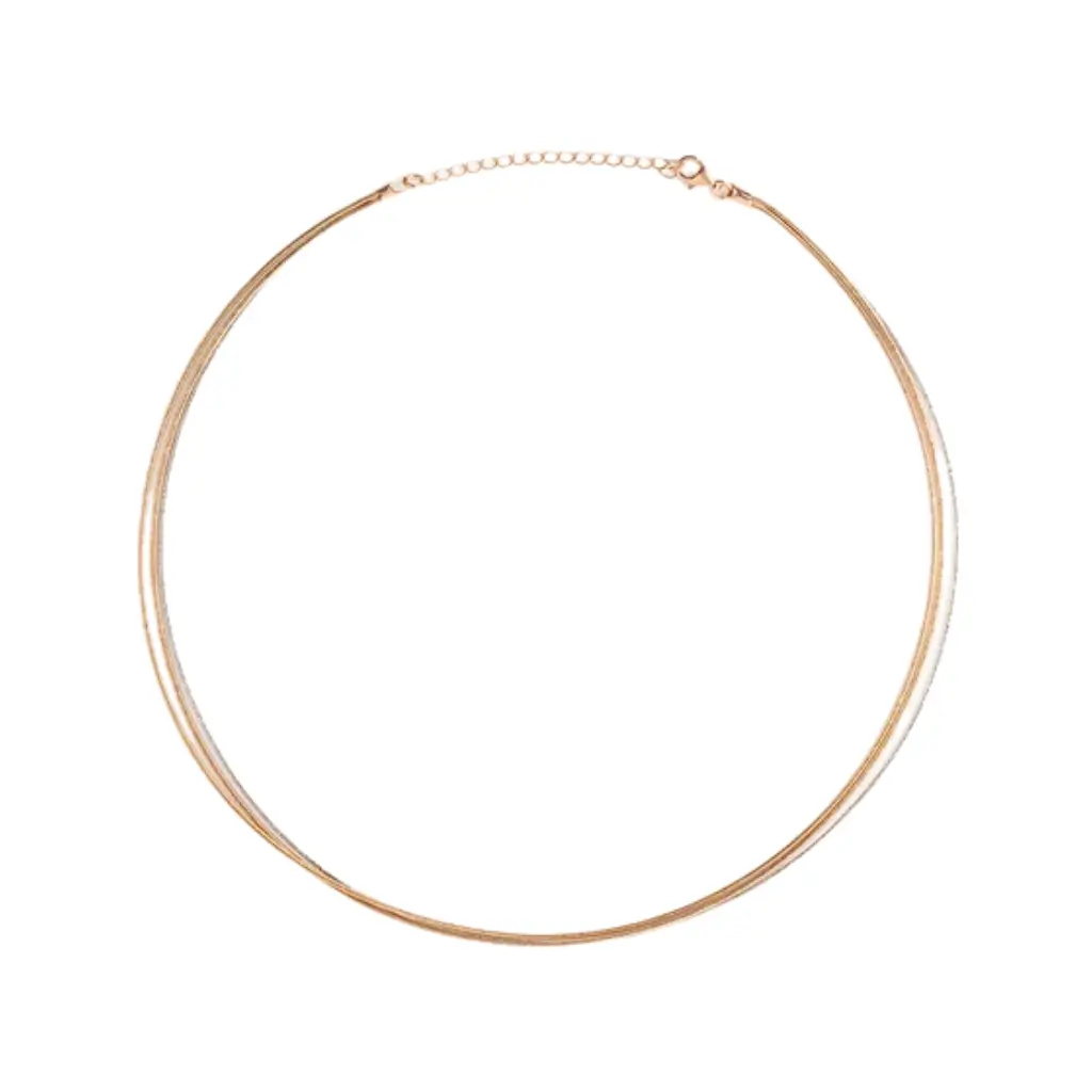 GLAIN THREE WIRE DUAL TONE COLLAR