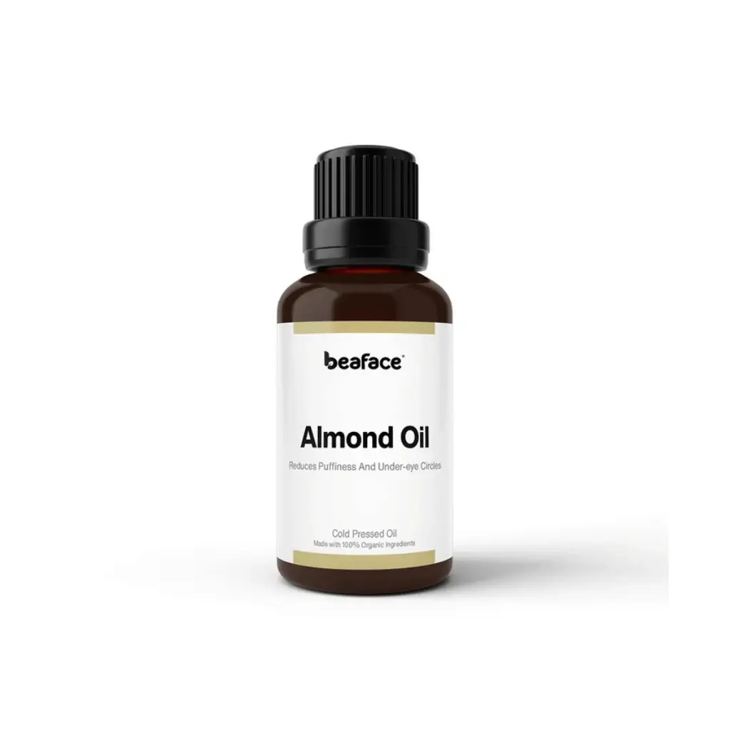 BEAFACE ALMOND OIL BRIGHTEN SKIN REDUCE BLEMISHES PREVENT HAIR DAMAGE 50 ML