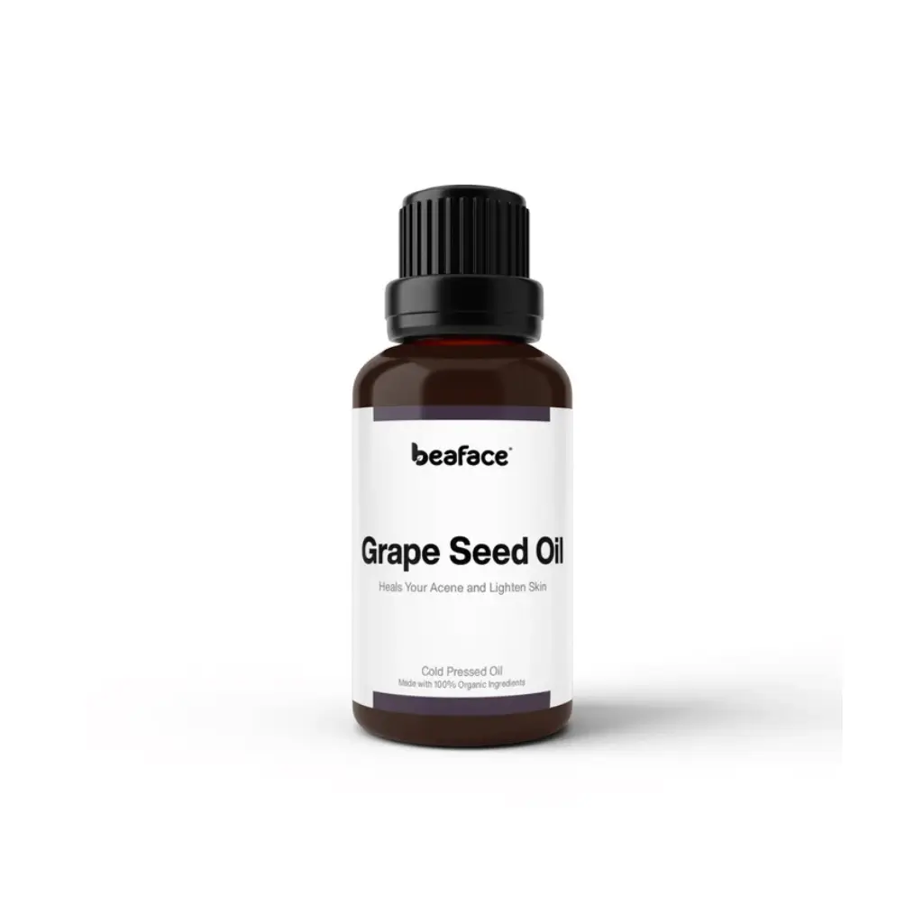 BEAFACE GRAPE SEED OIL IRRITATION HYDRATES MOISTURIZES ACNE BREAKOUTS 50 ML