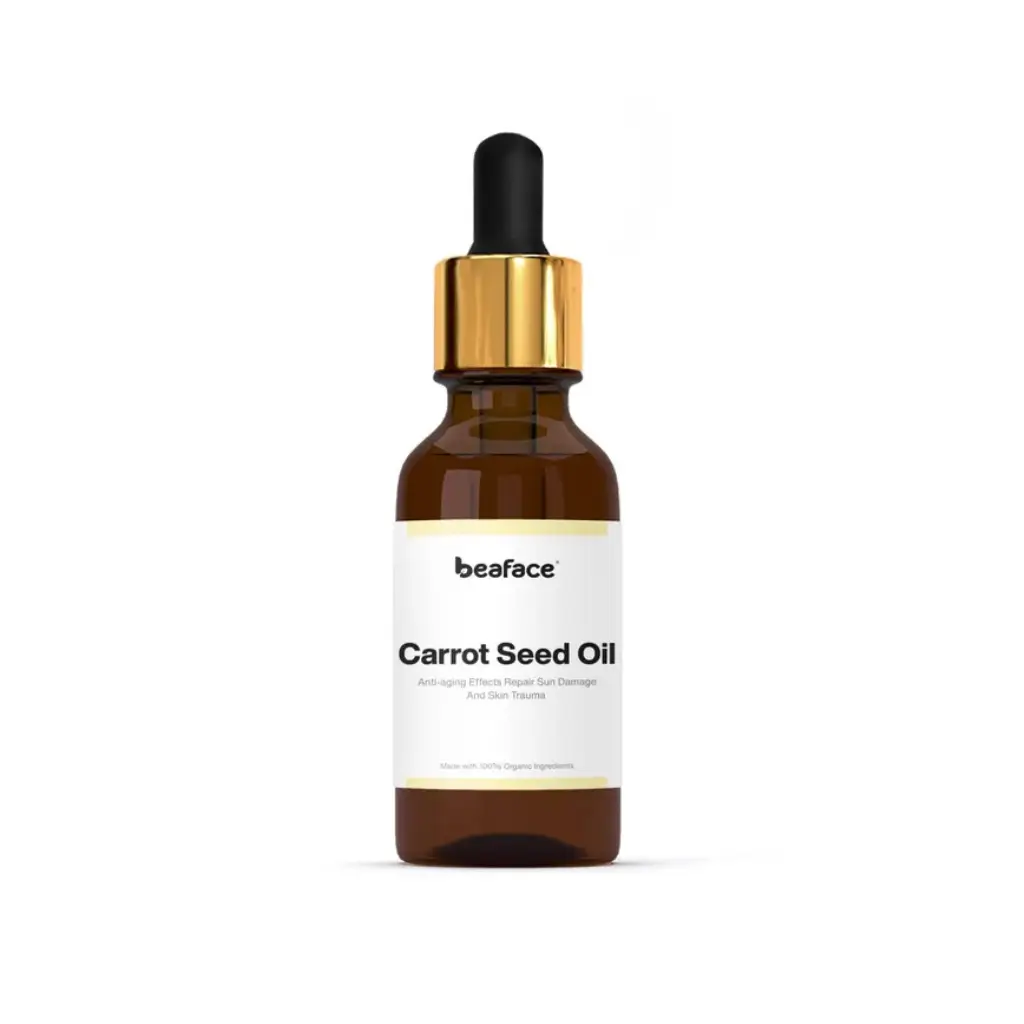 BEAFACE CARROT SEED OIL FACIAL MASSAGE MOISTURIZER SERUM BLEND TANNING 20 ML