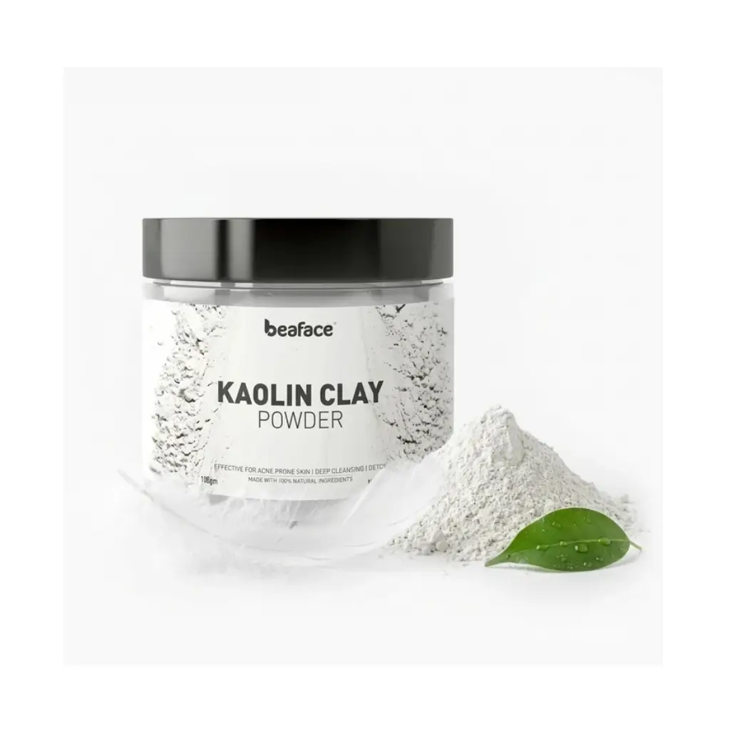 BEAFACE KAOLIN CLAY POWDER ACNE BLEMISHES BLACKHEADS 100 GM