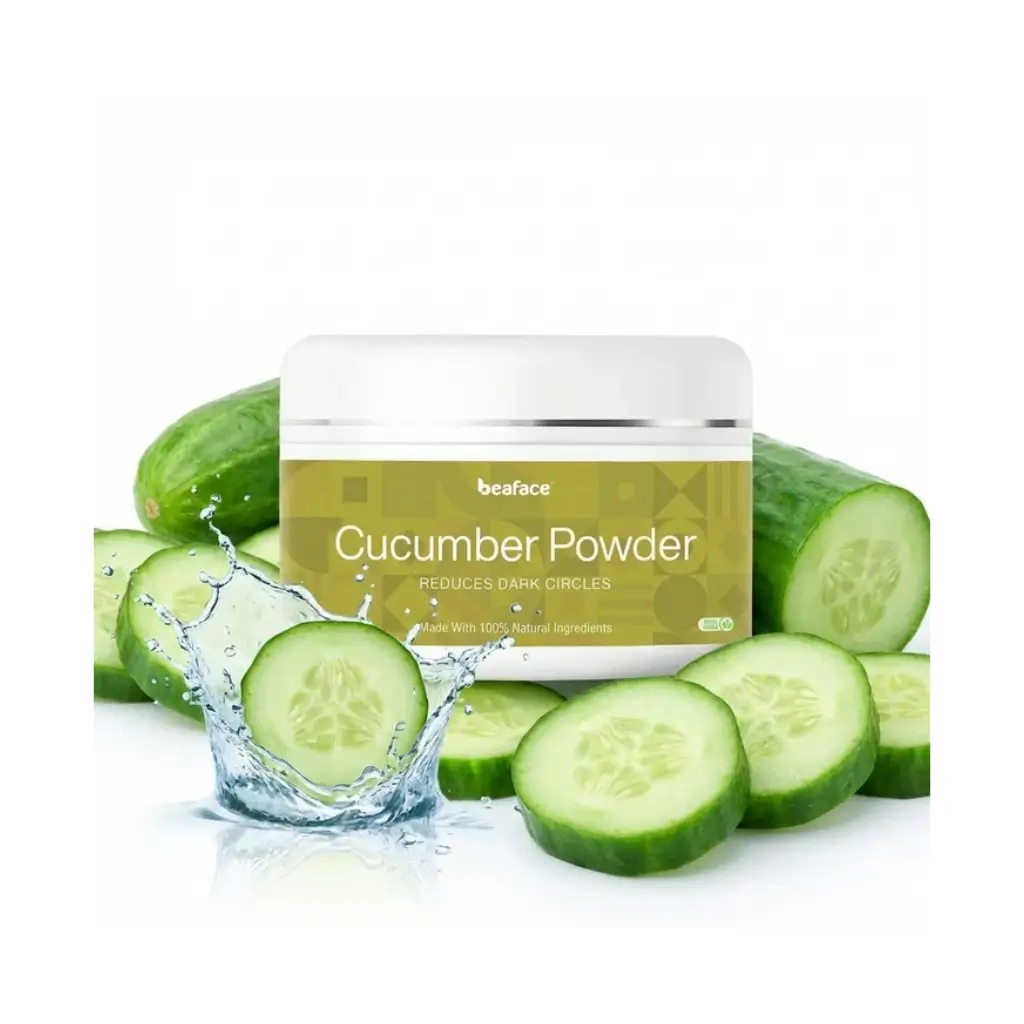 BEAFACE CUCUMBER POWDER SUNBURNS SOOTHING COOLING ANTI AGING 100 GM