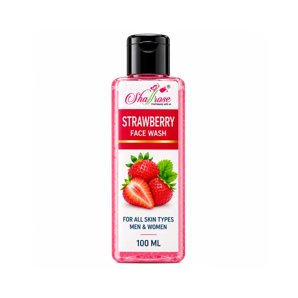 SHAFFROSE STRAWBERRY FACE WASH 100 ML