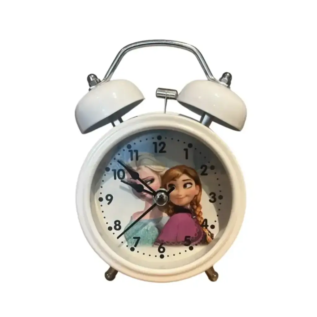 CRAFT TARA RETRO VINTAGE TWIN BELL ALARM CLOCK SET | LOUD ANALOG BESIDE TABLE CLOCK FOR KIDS | STUDENTS & HEAVY SLEEPERS |  BATTERY NOT INCLUDED