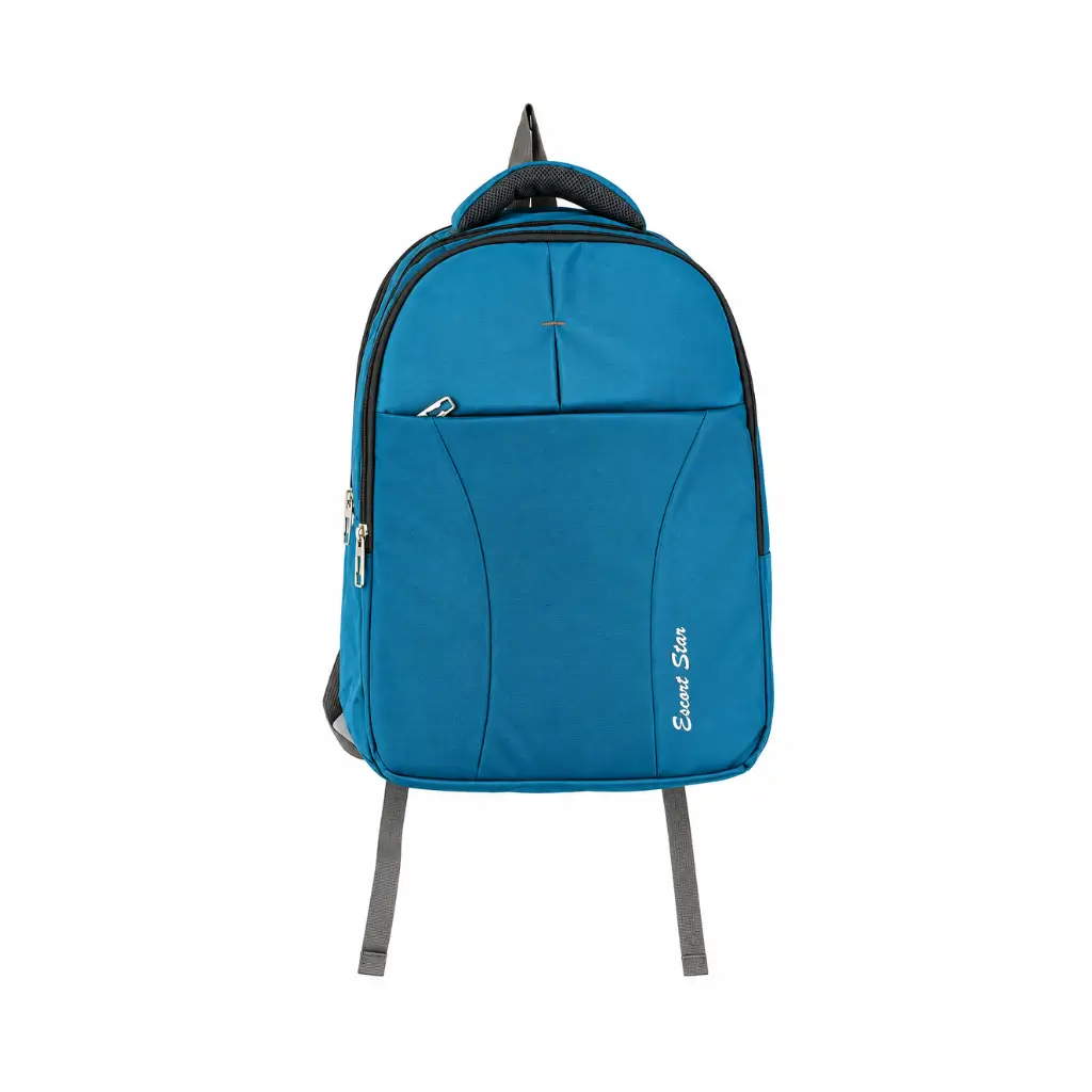 POOJA BAGS ESCORT STAR MULTI COMPARTMENT CASUAL BACKPACK | BLUE | SCHOOL| OFFICE & TRAVEL