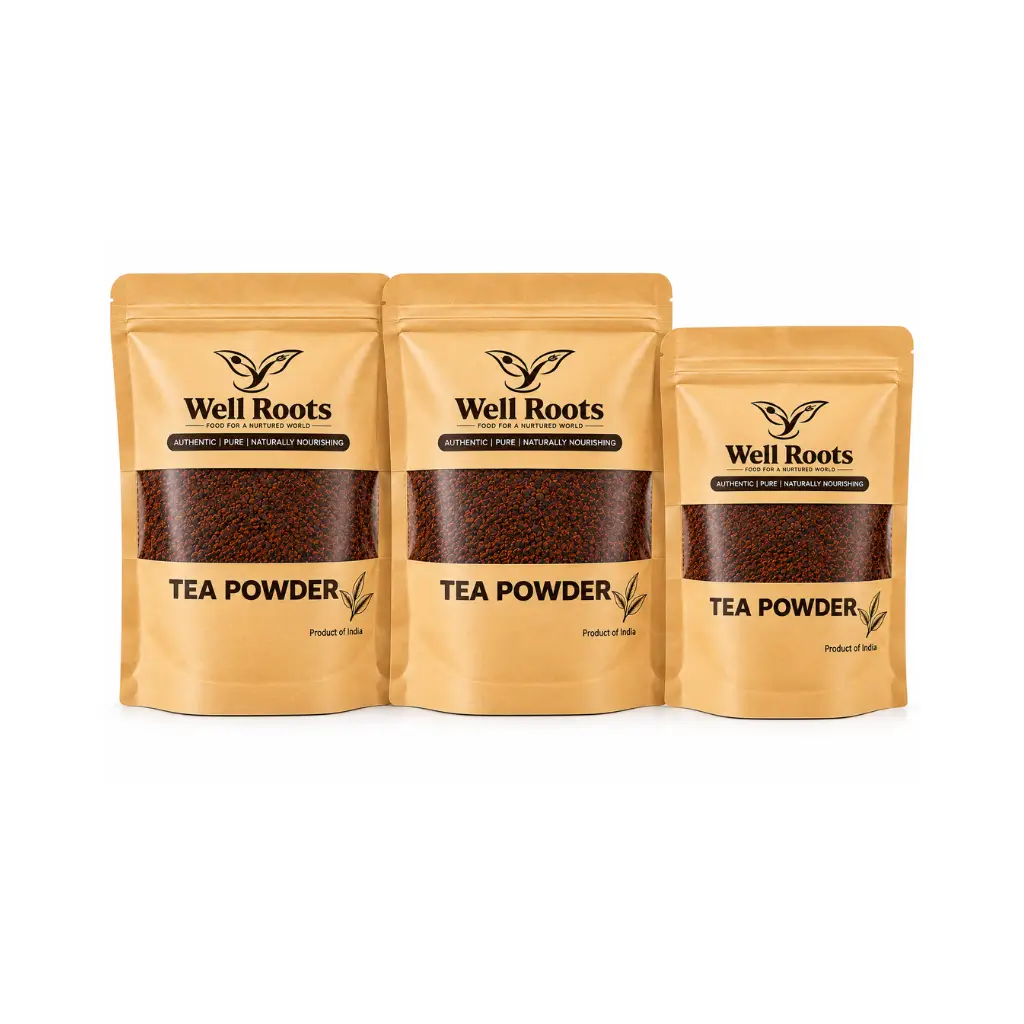 Well Roots Wayanadan Dust Tea Powder For Strong Tea Combo Pack of Three