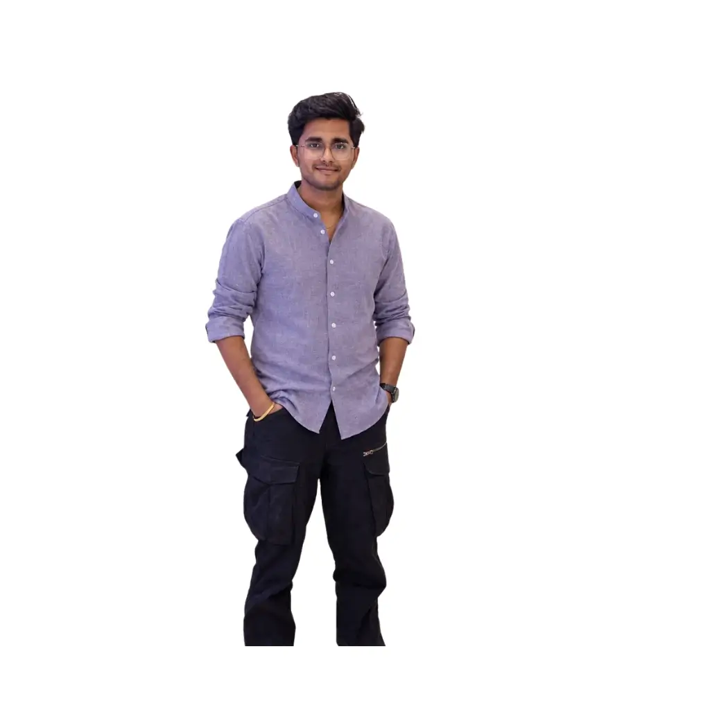 KUTHAMPULLY SOFT TEXTURED LINEN BLEND CHINESE COLLAR SHIRT | COMFORT WEARING