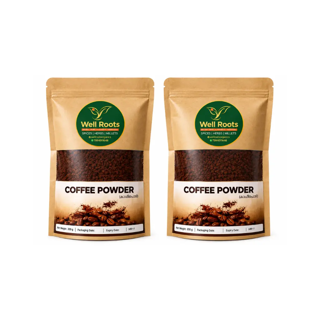 Well Roots Wayanadan Coffee Powder Combo Pack of Two