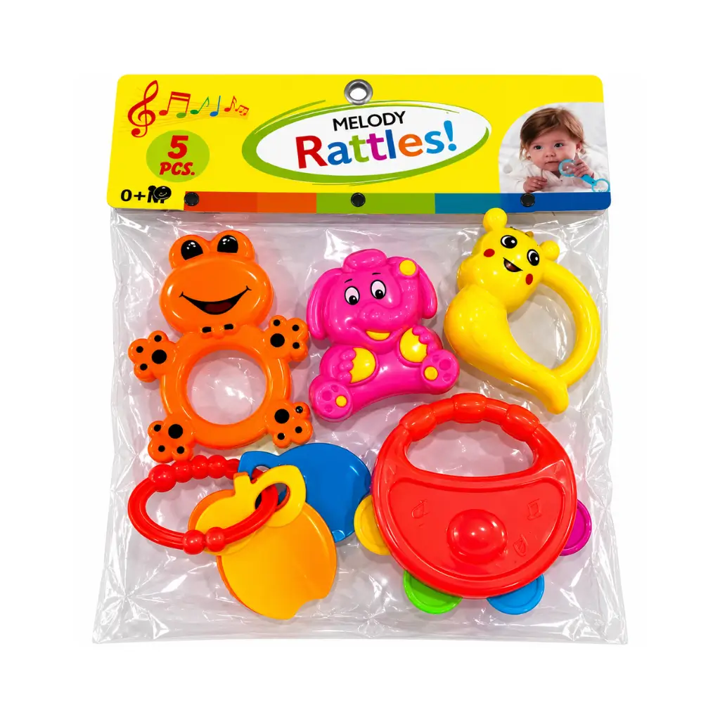 Melody Rattles 5 Piece set