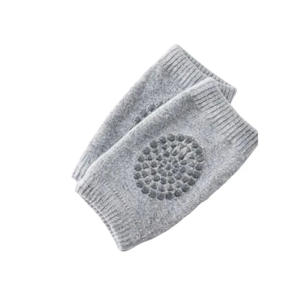 GENERIC BABY CRAWLING KNEE PROTECTOR PADS GREY| 1 PAIR