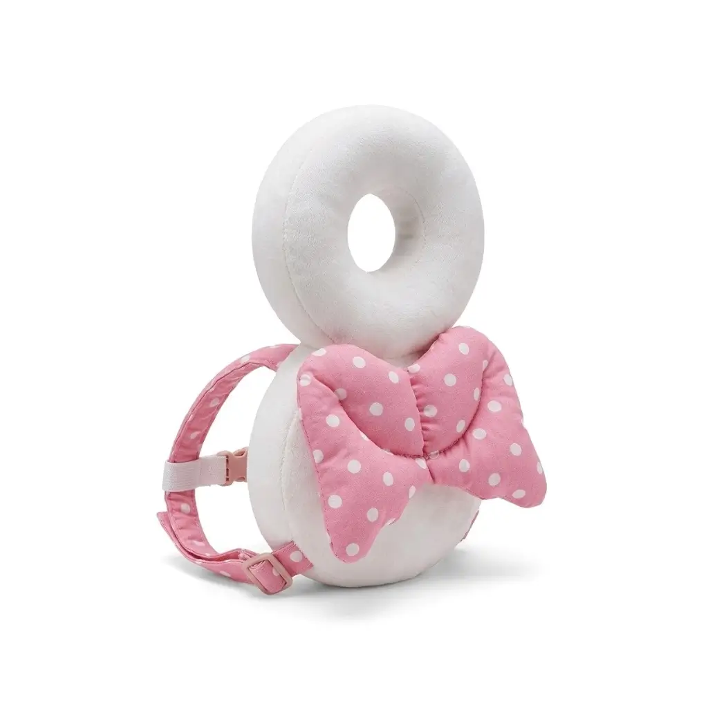 GENERIC BABY HEAD PROTECTION CUSHION BACKPACK PINK BOW DESIGN 1 PIECE