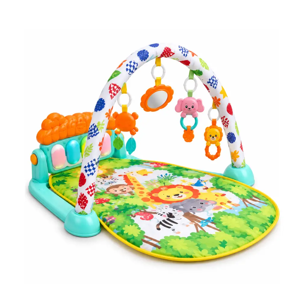 GENERIC BABY KICK & PLAY PIANO ACTIVITY GYM MAT WITH HANGING TOYS