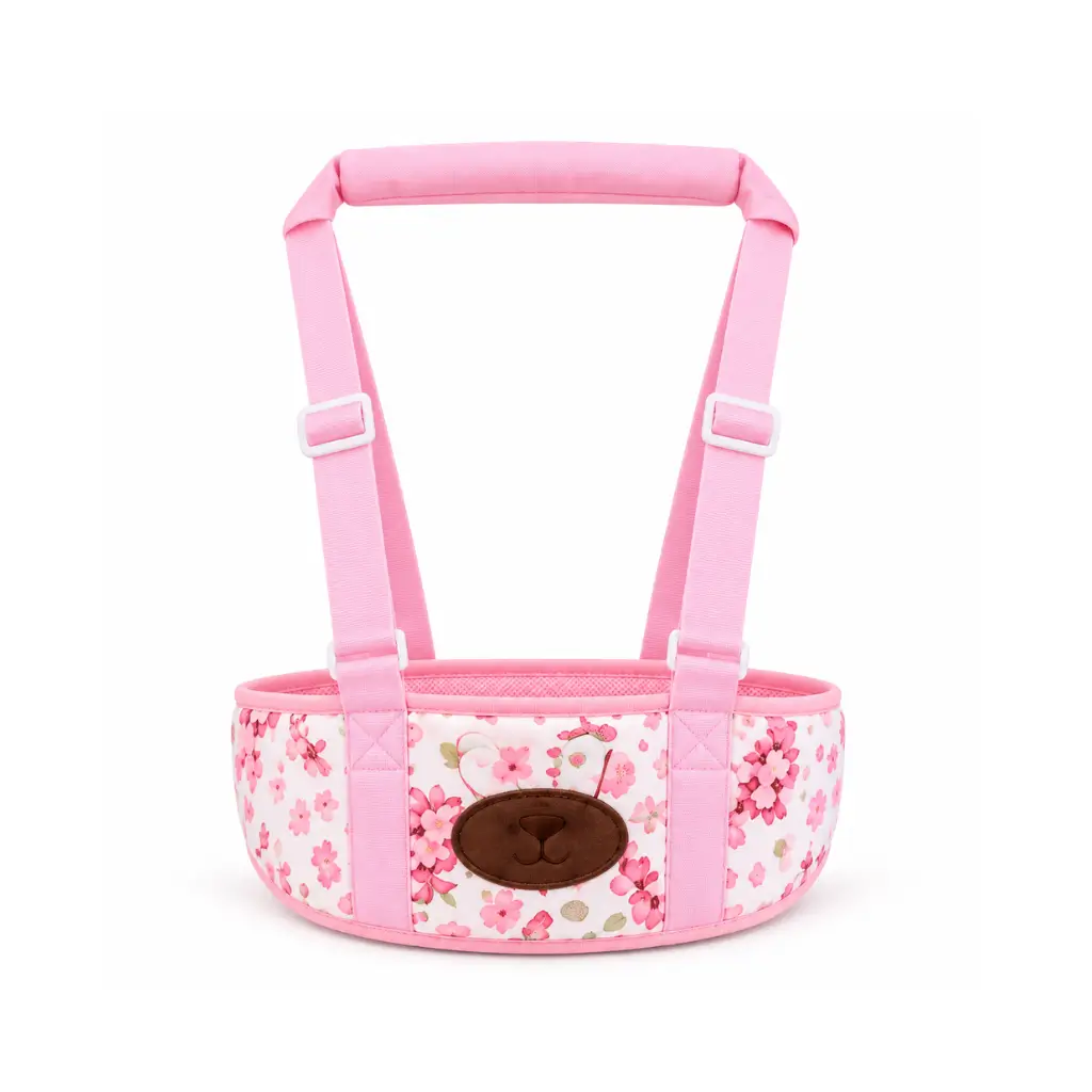 GENERIC BABY WALKING SUPPORT HARNESS WITH PARENT HANDLE | PINK