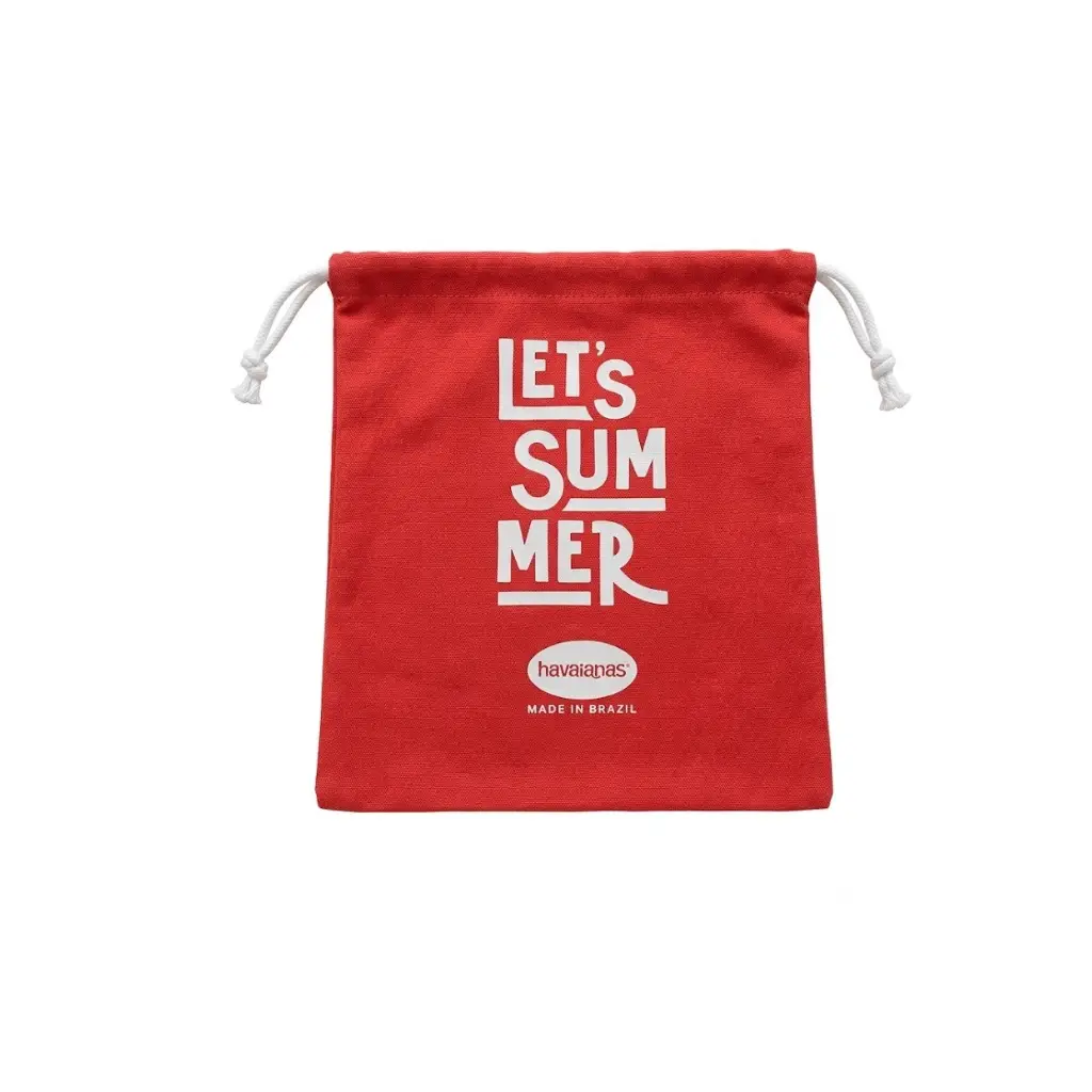 GENERIC RED TRAVEL DRAWSTRING STORAGE BAG | 32 × 27 CM |1 PIECE