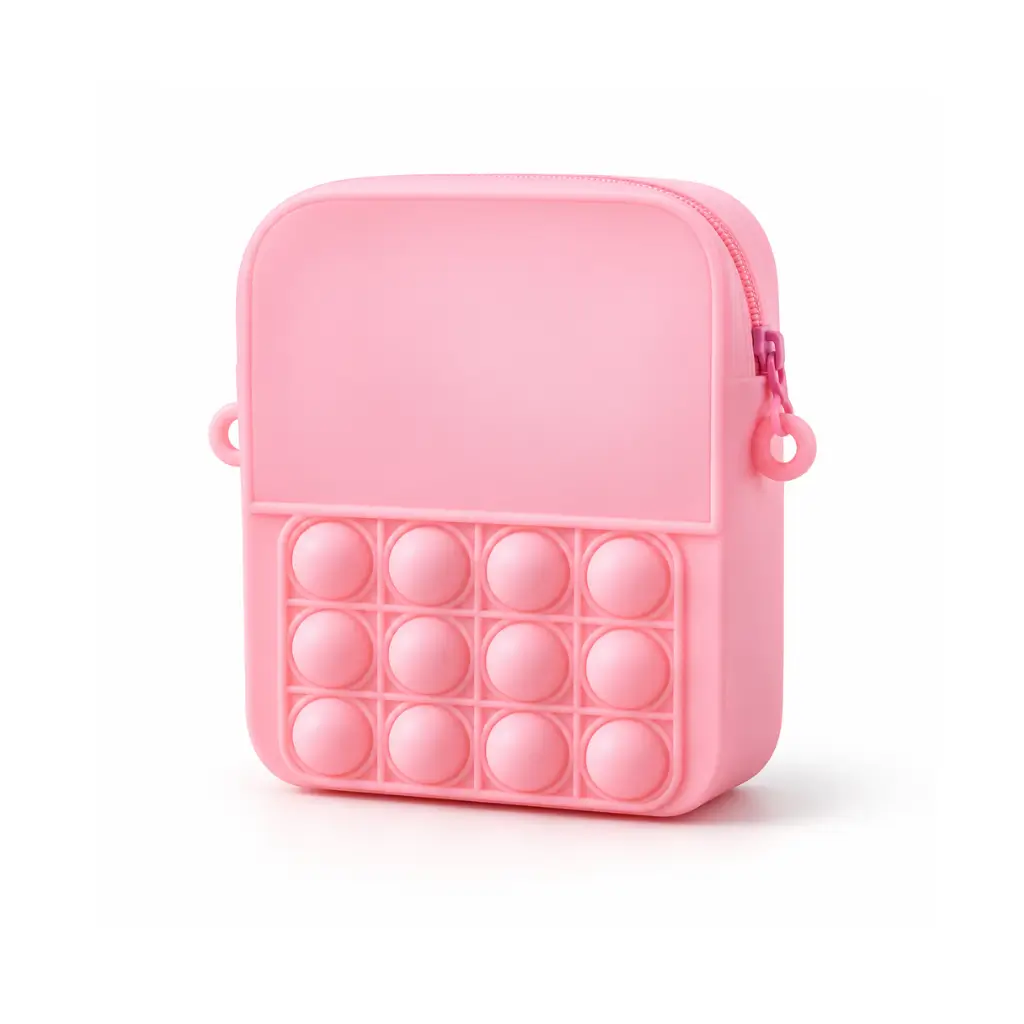 GENERIC KIDS’ POP-IT FIDGET SHOULDER BAG | PINK | 1 PC