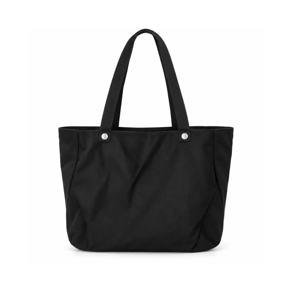 GENERIC SHOPPING TOTE BAG WITH LONG CARRY HANDLES| BLACK | 32 × 23 CM