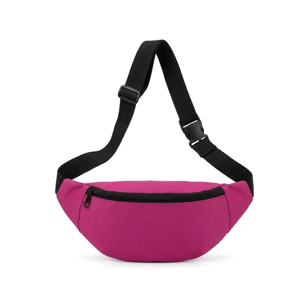 GENERIC ADJUSTABLE WAIST BAG | CROSSBODY BELT POUCH | PINK