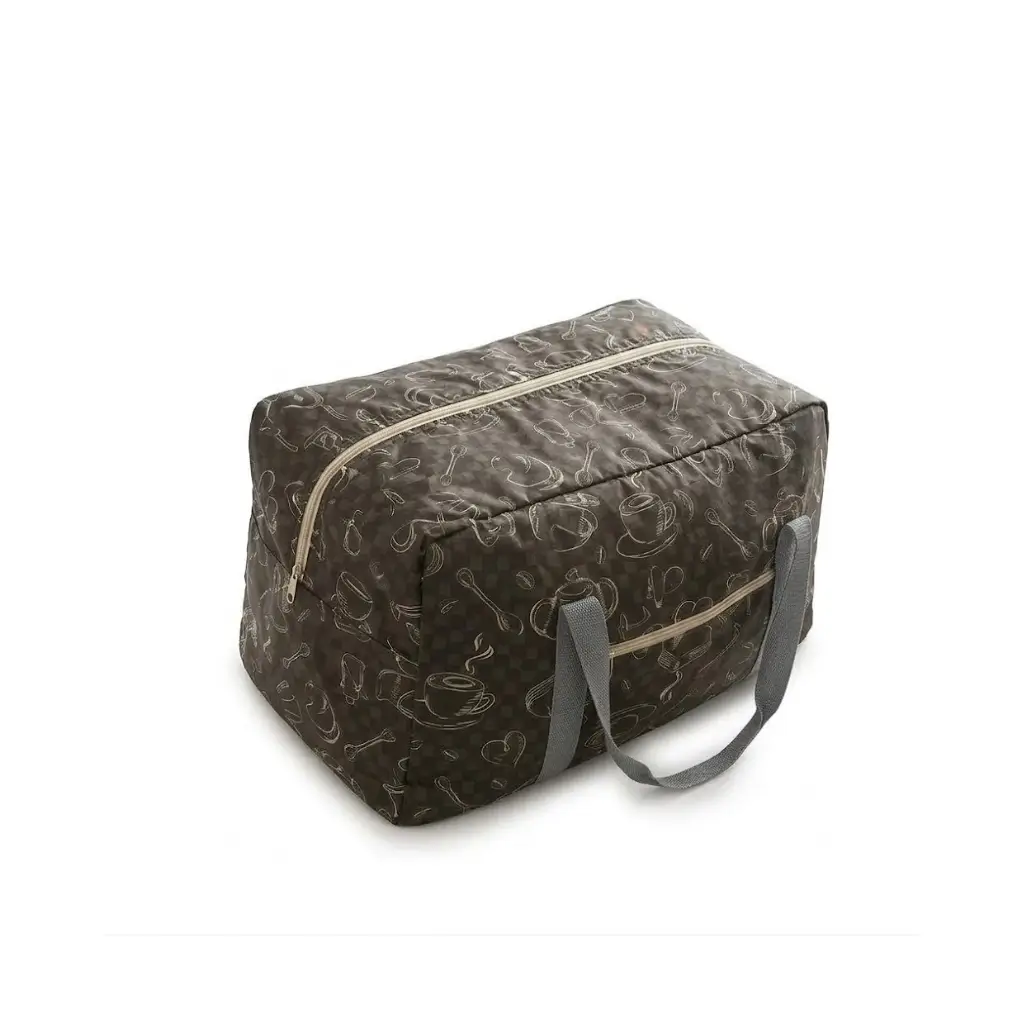 GENERIC MULTIPURPOSE CLOTHES & BLANKET STORAGE BAG WITH ZIPPER AND CARRY HANDLES | PRINTED