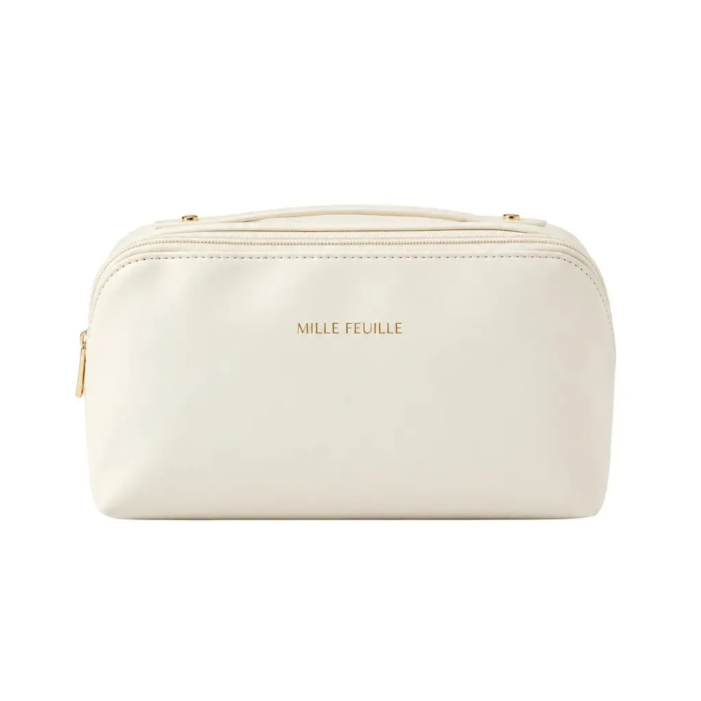 GENERIC ZIPPERED COSMETIC & MAKEUP STORAGE BAG WITH CARRY HANDLE