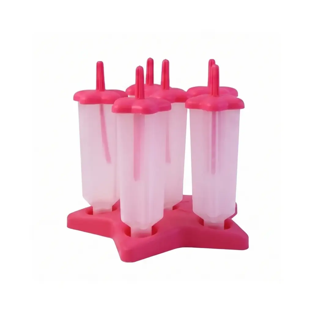GENERIC 11961 PLASTIC STAR CANDY MOULD 6 PC