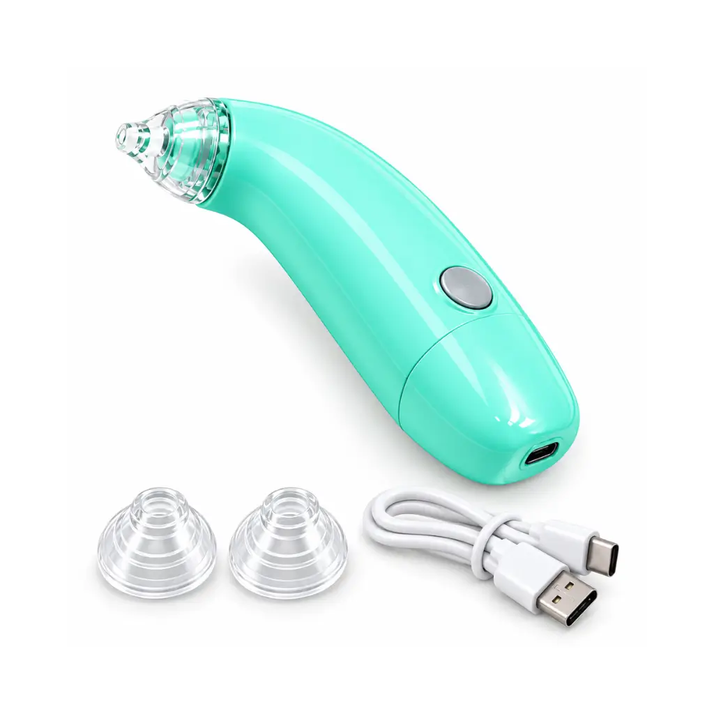 GENERIC 0288 ELECTRIC VACUUM BLACKHEAD REMOVER & PORE CLEANER | MINT GREEN
