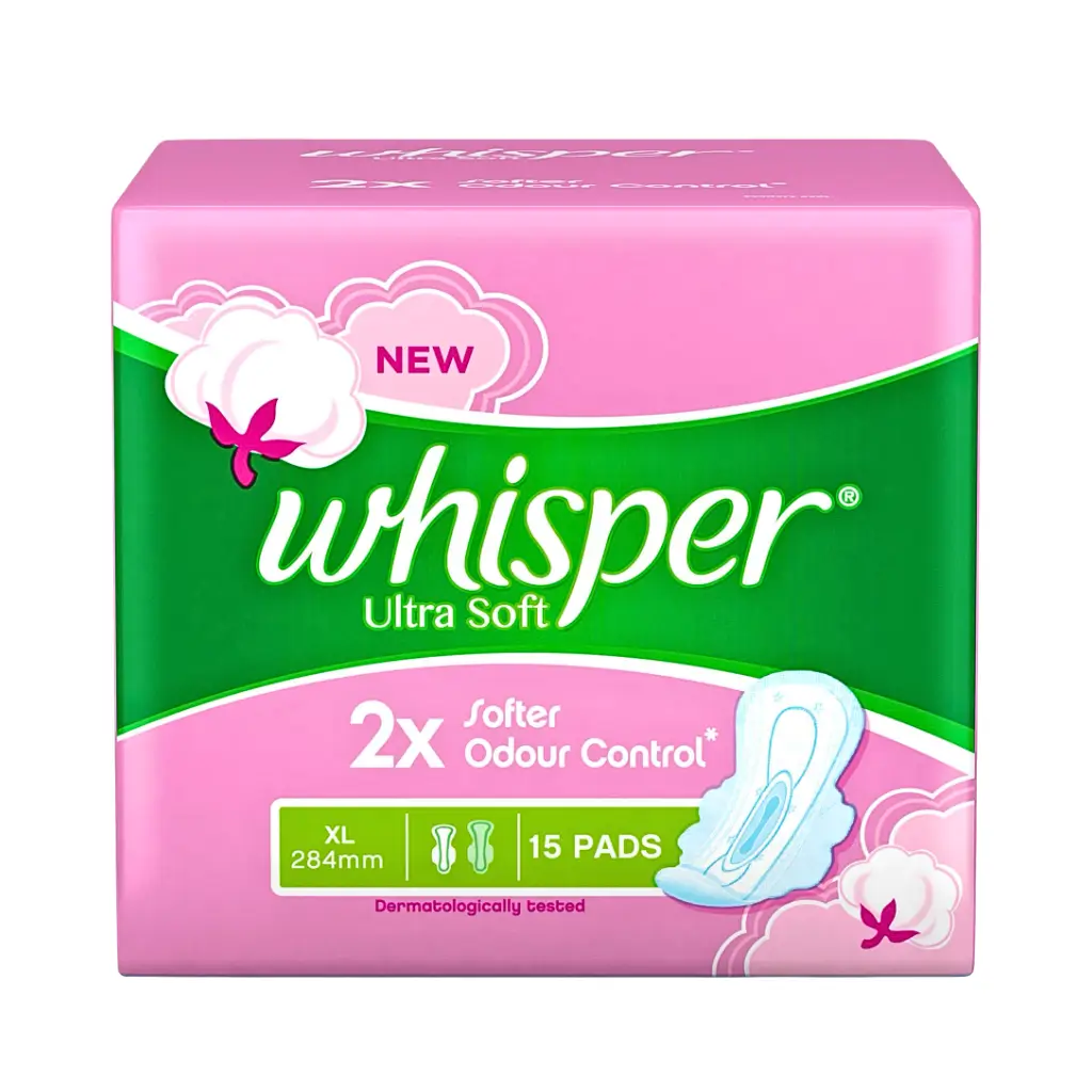 WHISPER ULTRA SKIN LOVE SOFT XL + 317 MM 15 PADS