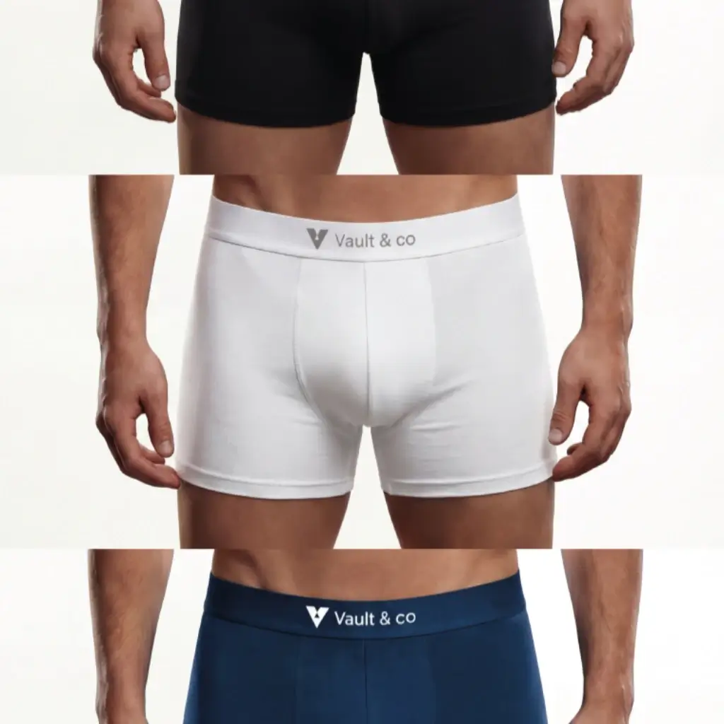 VAULT & CO MEN'S COTTON CLASSIC TRUNK– PACK OF 3
