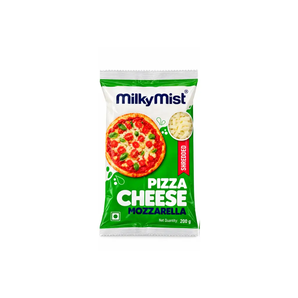MILKY MIST PIZZA CHEESE MOZZARELLA SHREDED 200 G