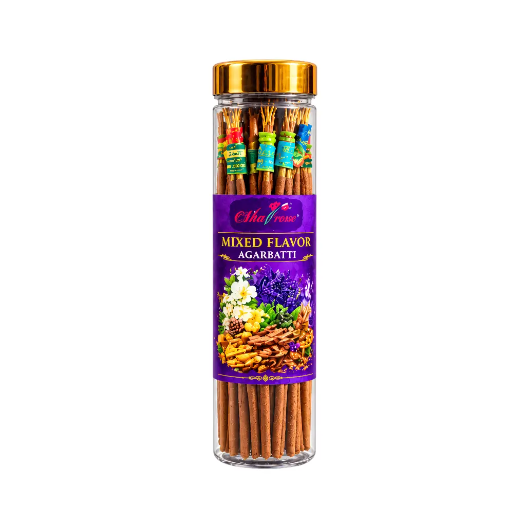 MIXED FLAVOR AGARBATTI 100 GM