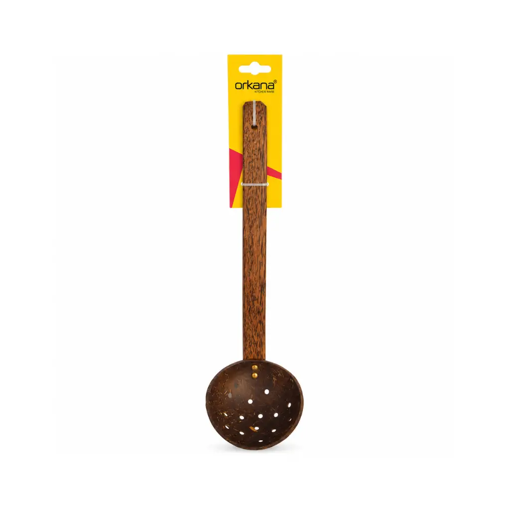 ORKANA WOODEN SLOTTED SPOON